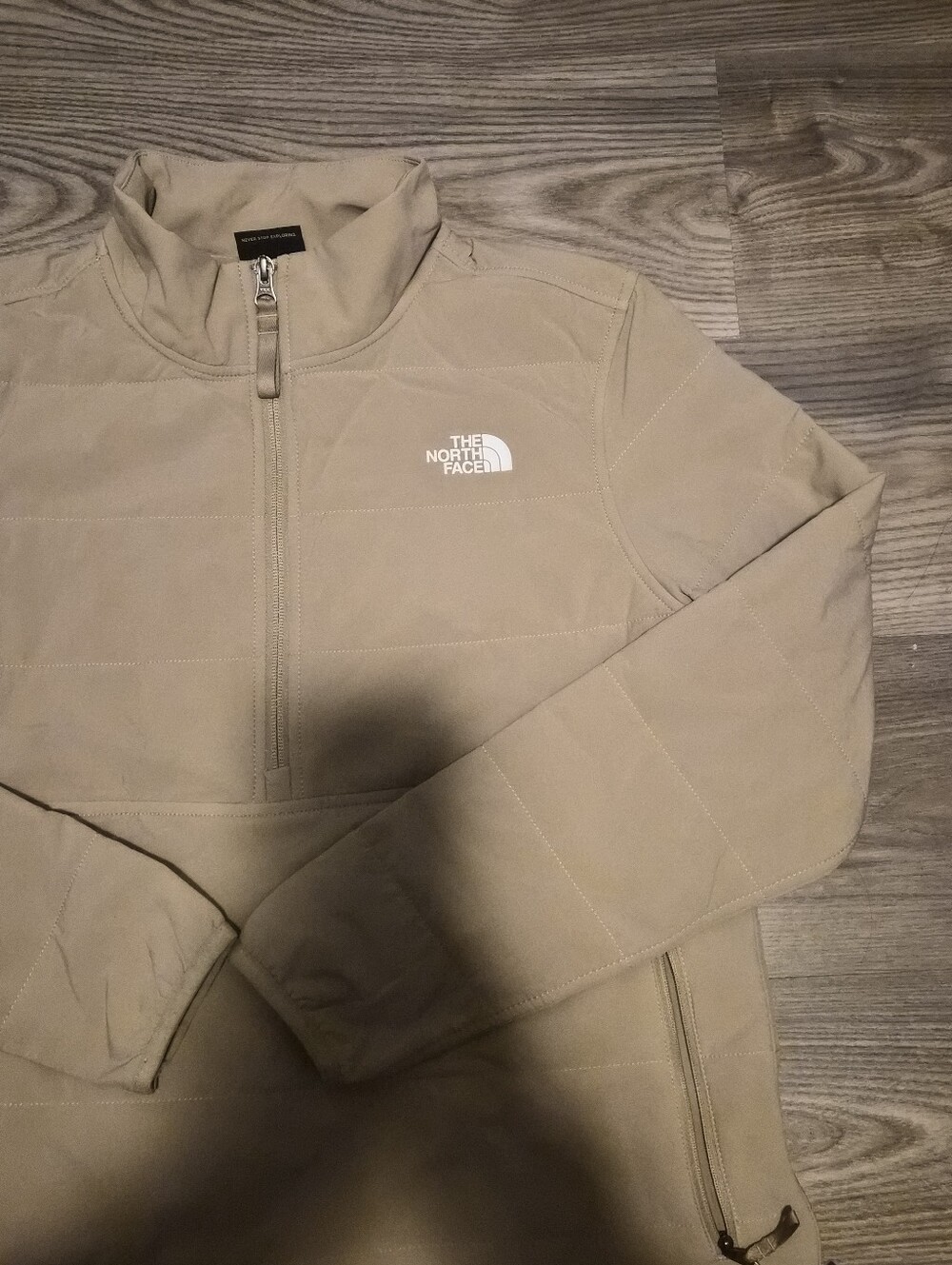 The North Face Mountain Swearshirt Pullover | Mushroom Grey Beige - Picture 2 of 6